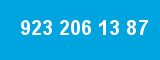 923 206 13 87 923 206 13 87